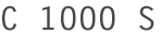 C 1000